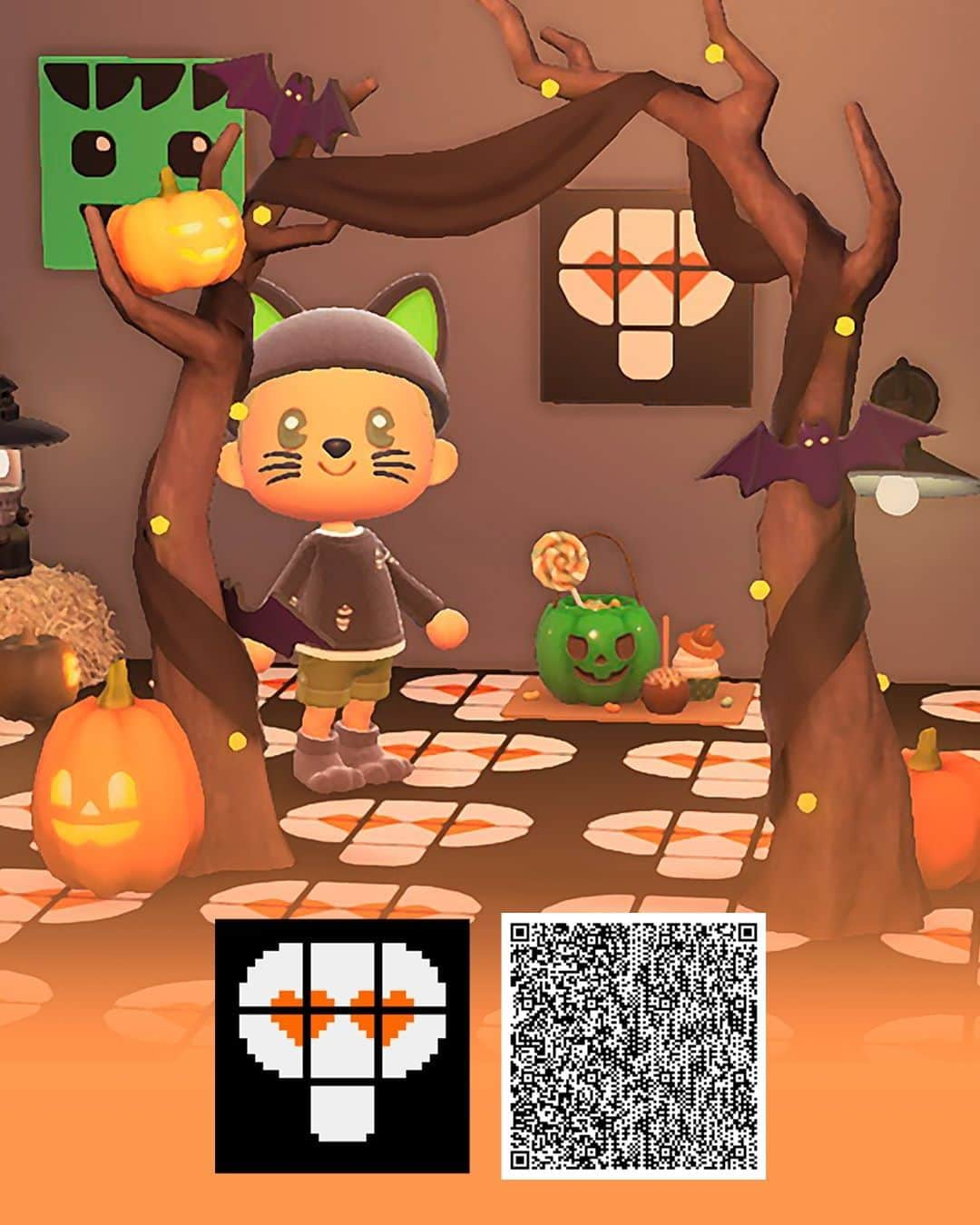 LEGOさんのインスタグラム写真 - (LEGOInstagram)「Time to add a bit of #LEGODOTS Hocus Pocus to your Animal Crossing island! Scan these codes with your NookLink app to add to your collection 🎃 ​ ​#DOTYourWorld #ACNH #AnimalCrossing #LEGO #Halloween」10月31日 21時00分 - lego