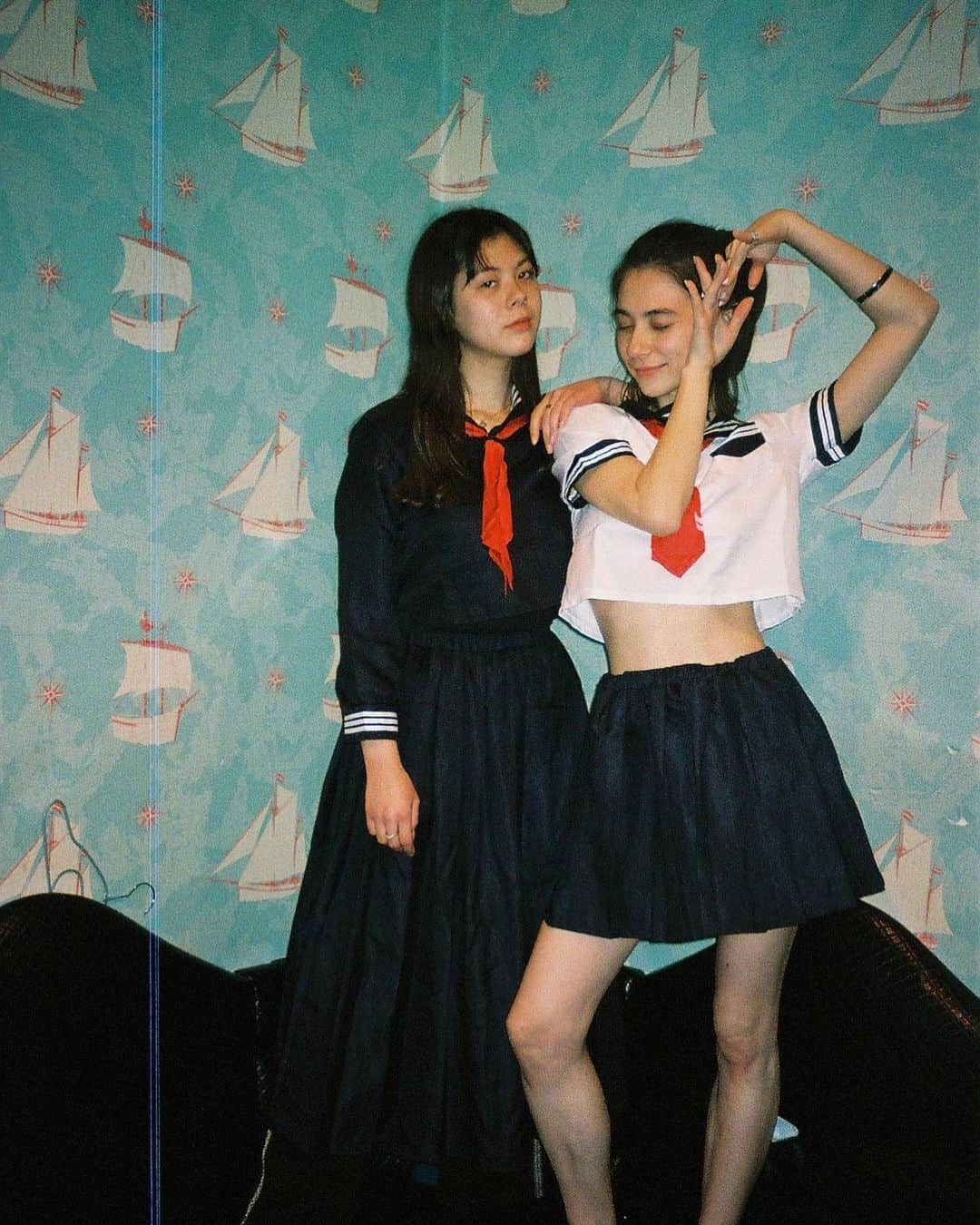 エモン・久瑠美のインスタグラム：「Happy happy Halloween🧡🎃👻 sukeban ✌️ with sister」
