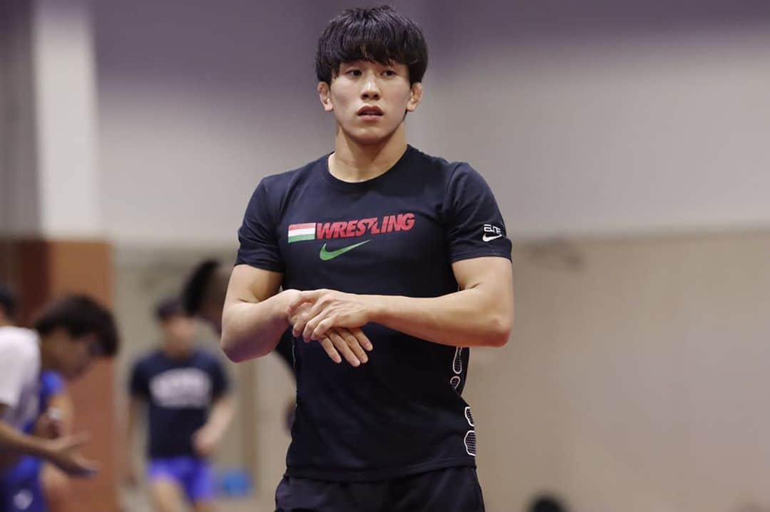 乙黒拓斗のインスタグラム：「今週も頑張りました😊  #レスリング」