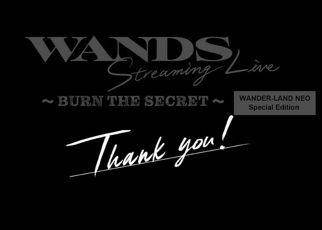 WANDSさんのインスタグラム写真 - (WANDSInstagram)「「WANDS Streaming Live BURN THE SECRET〜 WANDER-LAND NEO Special Edition」終了しました！ 明日は一般公演！ お楽しみに！  #WANDS  #第5期  #上原大史  #柴崎浩  #木村真也 #BURNTHESECRET #発売日 #WANDSNewAL #配信ライブ #FC限定 #ドキドキしました」10月31日 21時16分 - wands_official