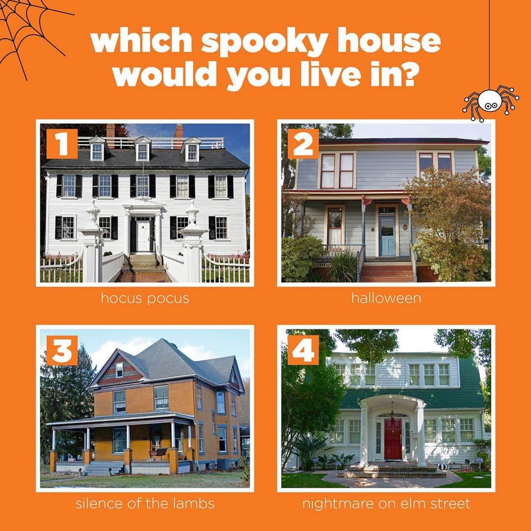 HGTVさんのインスタグラム写真 - (HGTVInstagram)「Some super-spooky curb appeal for ya 💯 Which haunted movie house would you live in? Comment below 👇 #regram @hgtvmagazine . #HowToHalloween」10月31日 21時49分 - hgtv