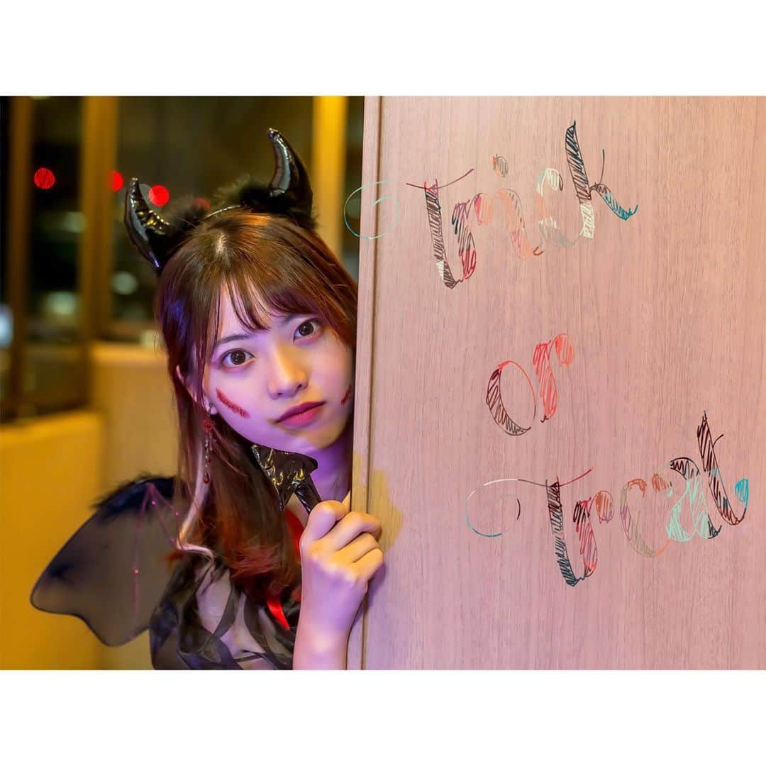 馬嘉伶さんのインスタグラム写真 - (馬嘉伶Instagram)「🍵 #HappyHalloween  #TrickorTreat #🎃 #❤️ #😈」10月31日 21時55分 - macyacyarin