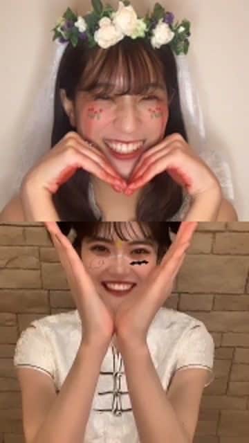 佐藤華純のインスタグラム：「ハッピーハロウィン🎃  今日はおいちゃんと初コラボ配信でした！  来てくださった方々ありがとうございました〜✊🏻✨」