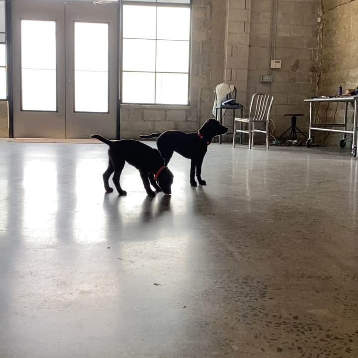 ボビー・ブラウンのインスタグラム：「One more behind the scenes. Literally, lots of behinds in the scene. More leg lifts @fit.like.krys.」
