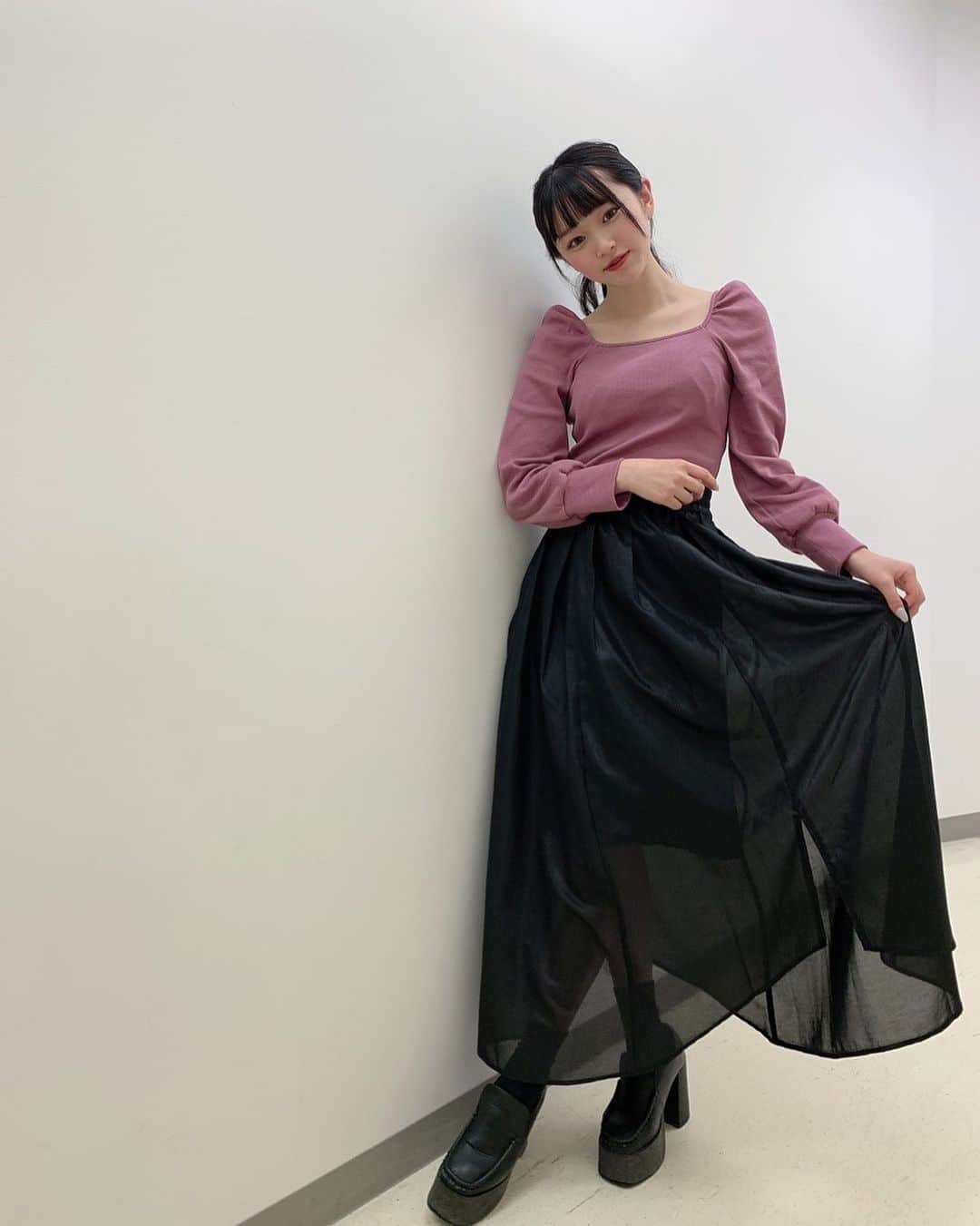 平野夢来（ゆぴぴ）のインスタグラム：「🍇👧🏿 ・ ・  #ゆぴぴこーで」