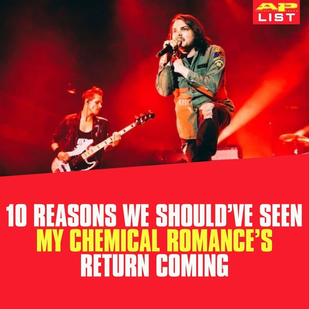 Alternative Pressさんのインスタグラム写真 - (Alternative PressInstagram)「It’s been one year since @mychemicalromance announced their return show, but we should have had clarity on these reunion clues much sooner than the black candle resurrection on Halloween⁠ LINK IN BIO⁠ .⁠ .⁠ .⁠ #mychemicalromance #mychem #mcr #mychemicalromancereturn #mychemicalromancereunion #gerardway #mikeyway #frankiero #raytoro #altpress #alternativepress⁠」10月31日 23時02分 - altpress