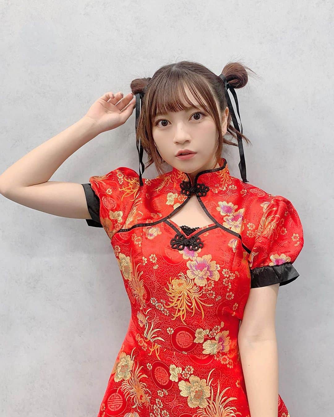 廣川奈々聖さんのインスタグラム写真 - (廣川奈々聖Instagram)「ハロウィン〜 🐼❤︎﻿🇨🇳 ﻿ ﻿お団子した❕ ﻿ ﻿ ﻿ #チャイナ服#ハロウィン2020」10月31日 23時18分 - nanaseven7_u_u