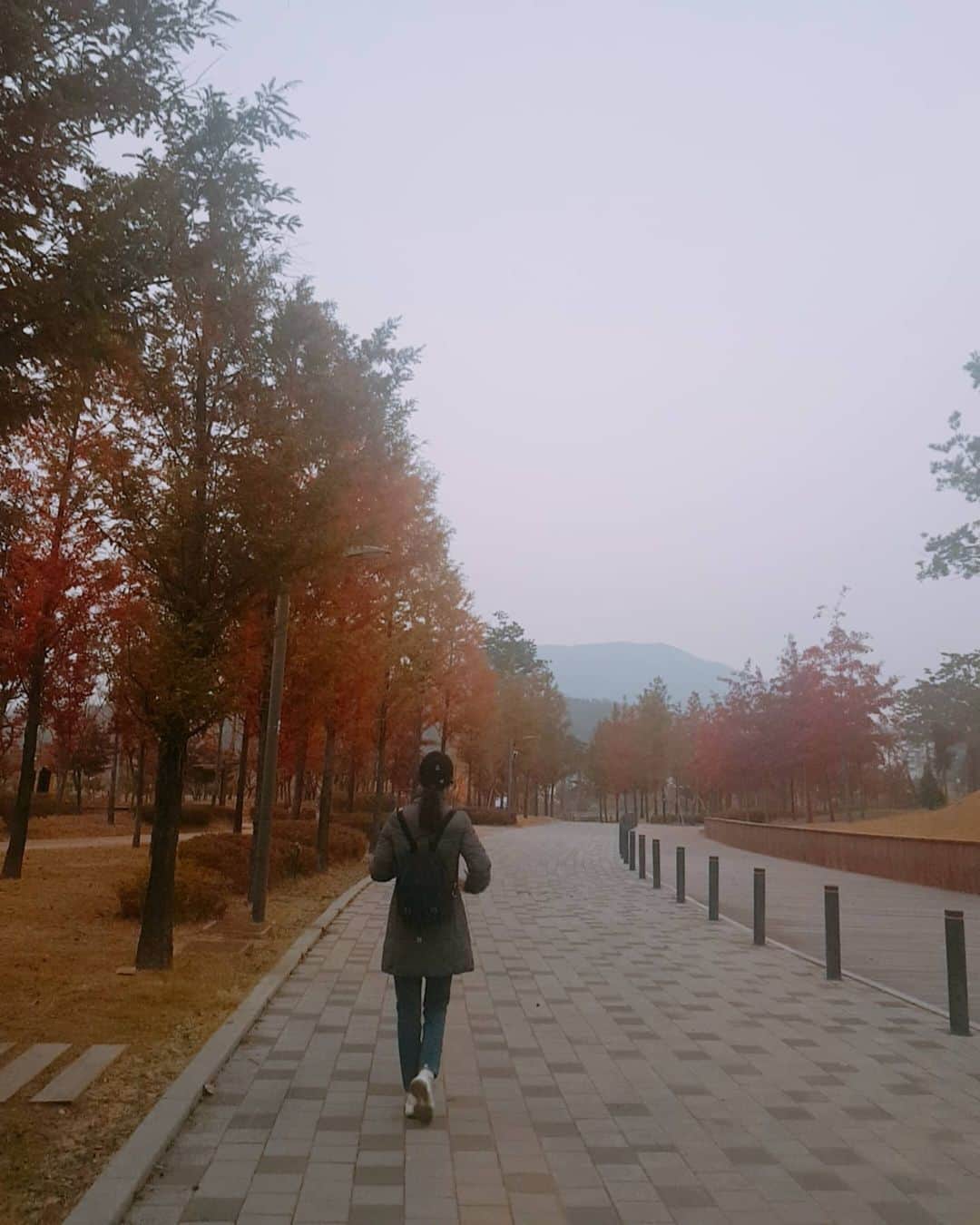 ハン・スヨンさんのインスタグラム写真 - (ハン・スヨンInstagram)「가을을 조금씩 보내며 .. 🍁 #한수연」11月1日 0時08分 - april_hansooyeon