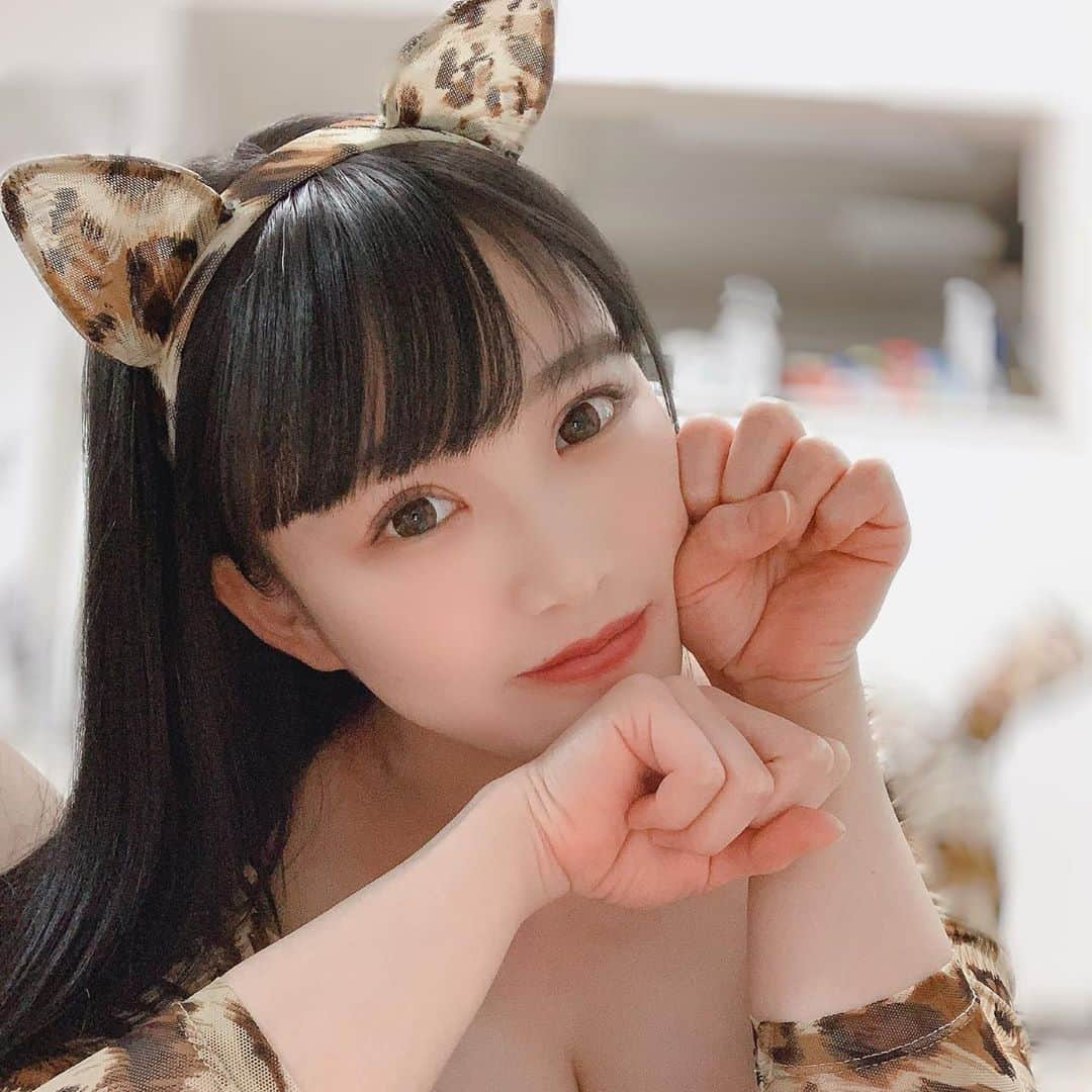 愛萌なのさんのインスタグラム写真 - (愛萌なのInstagram)「なのヒョウ🐆  #グラビアアイドル #グラドル #グラドル自画撮り部 #hカップ #コスプレ」11月1日 9時47分 - nakane_nanoka