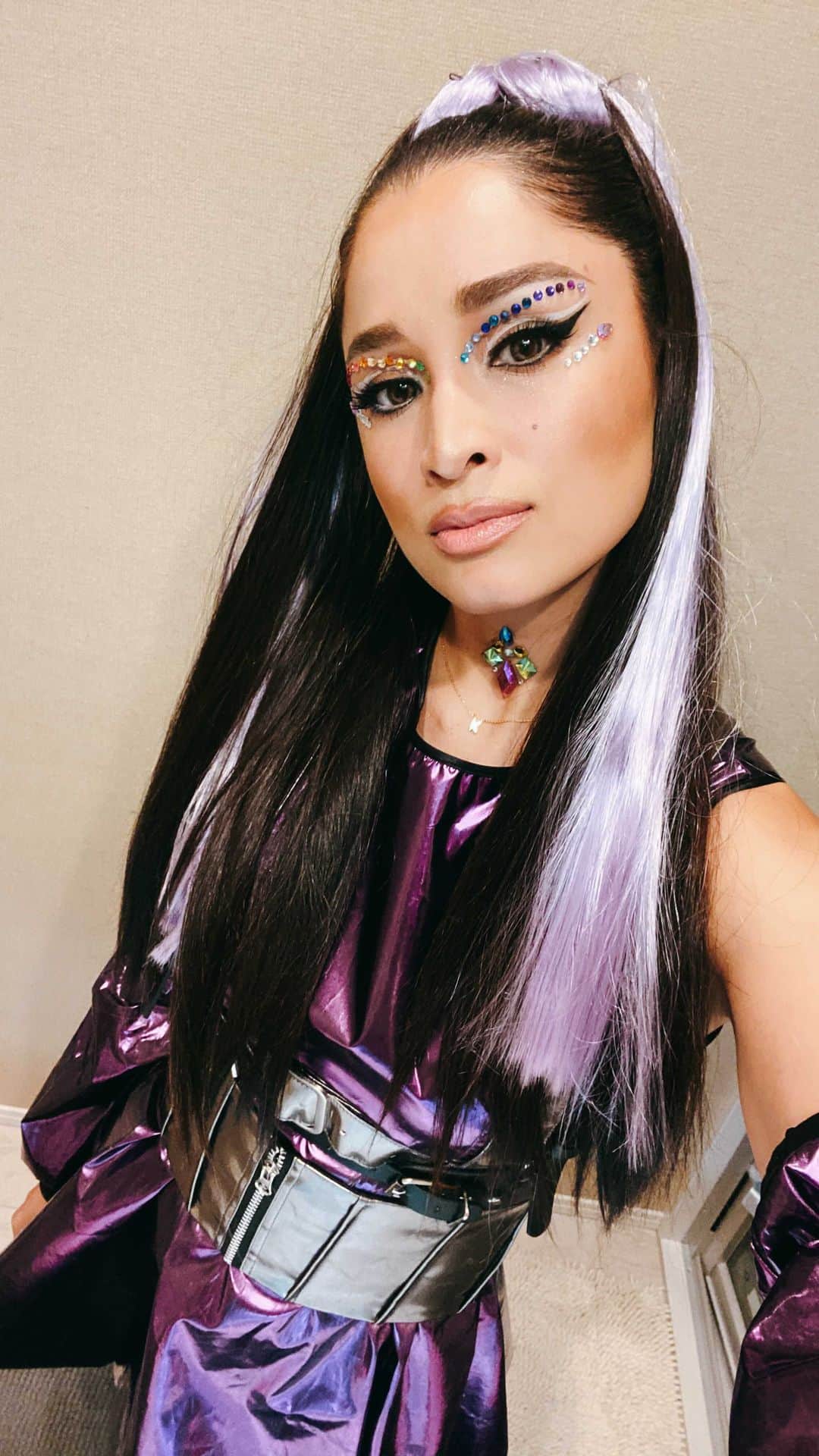 ケリーのインスタグラム：「Happy Halloween 👻 from Kellyana Grande ケリアナ　グランデ💜💖 @arianagrande #kellyanagrande#ariana」