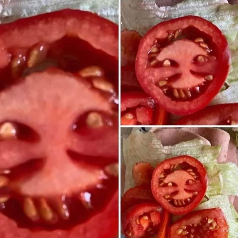 uglyfruitandvegのインスタグラム：「Happy Halloween!!! 😱😈🍅 Pic by @totallygourmet posted by @amysedaris sent by @meggawatt」