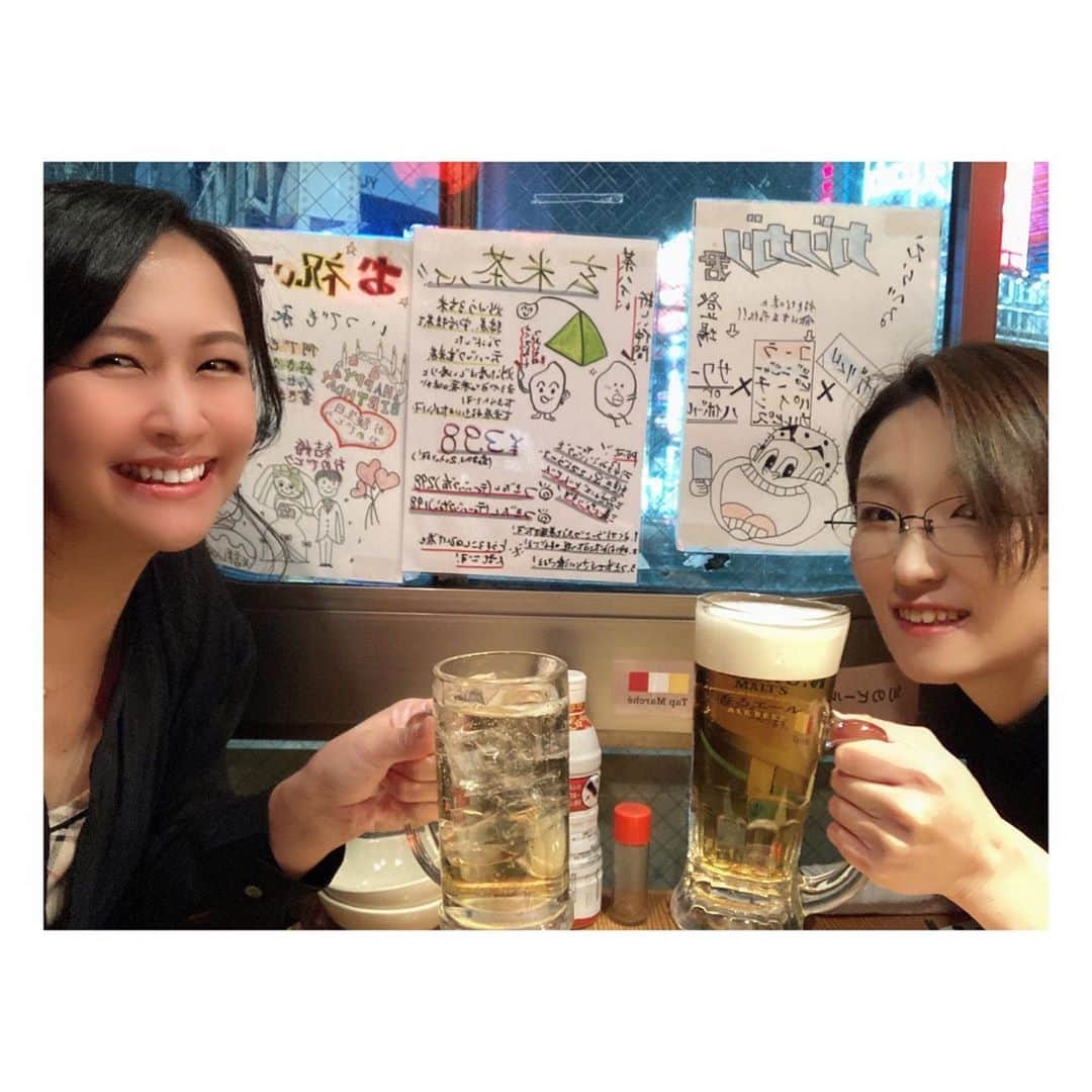 水上真理さんのインスタグラム写真 - (水上真理Instagram)「Friday night✨ . マリカワちゃんと 思い出横丁で❤️ . #fridaynight #smile  #love  #新宿 #思い出横丁」11月1日 10時40分 - mari_komorebi