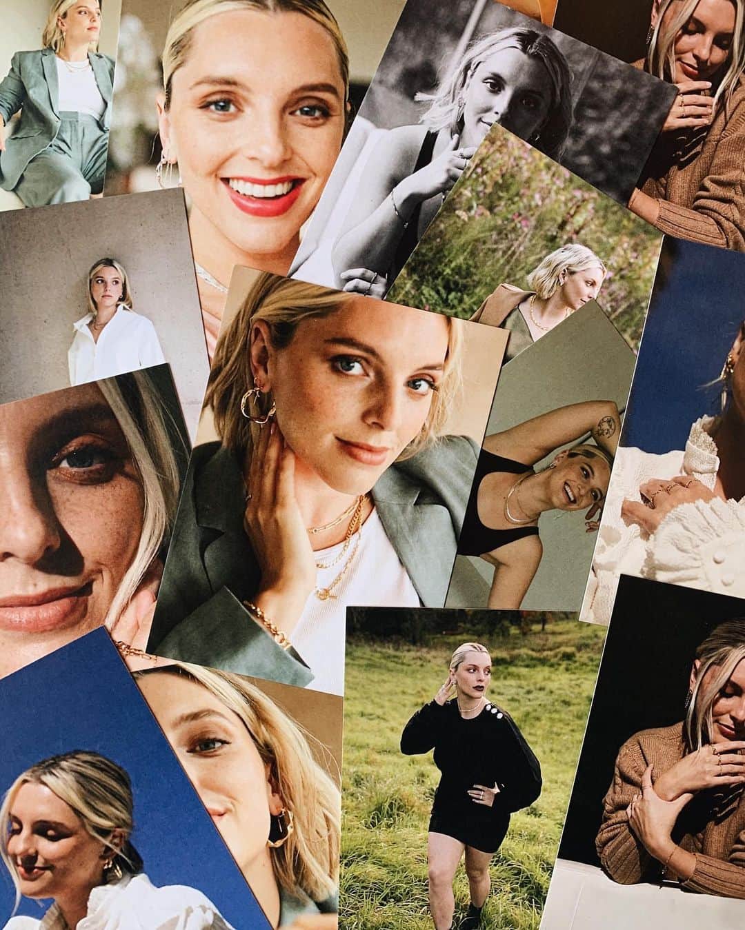 Estée Lalondeのインスタグラム：「That’s a lotta pictures of me 😂👌  Get one of these BTS shots with every Elevate order (while stocks last). Some are signed by yours truly 💁🏼‍♀️💕 #esteelalondeXdaisy @daisy_jewellery」