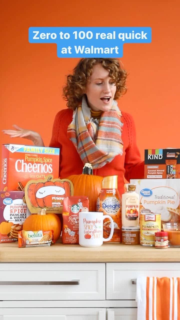 Wal-Mart Stores, Incのインスタグラム：「Drink it, eat it, smell it, wear it—you do you, as long as you do it 100% 🎃. #PumpkinSeason」