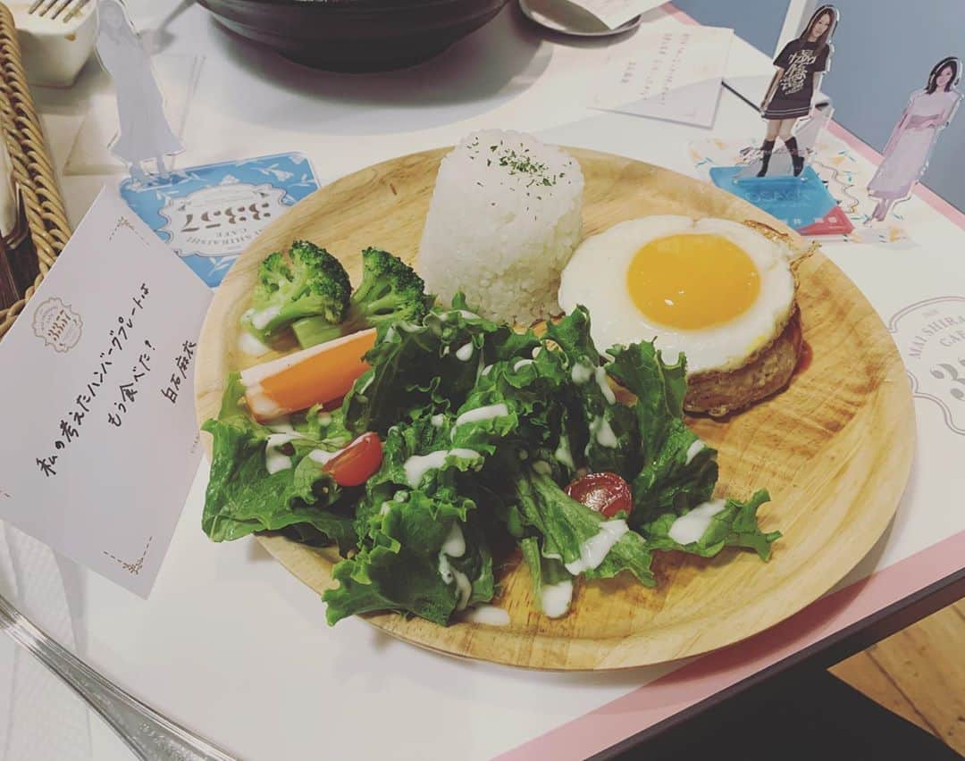 椿ありさんのインスタグラム写真 - (椿ありInstagram)「MAI SHIRAISHI CAFE 行きました🥺🥺✨  おいしゅうございました☺️  #白石麻衣#maishiraishicafe#乃木坂46 #まいやんカフェ#まいやん#桜井玲香」11月1日 2時16分 - kairin0509