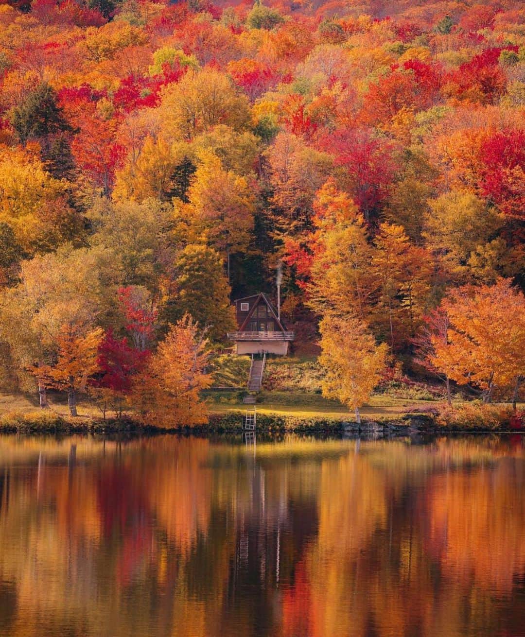 Wonderful Placesさんのインスタグラム写真 - (Wonderful PlacesInstagram)「Fall in USA is simply stunning! Which is your favorite? ✨❤️❤️🍁🍁✨ 1 & 2. New Hampshire 3. New York 4 & 5. Vermont 6. California 7. Michigan 8. Maine . Pictures by ✨✨@ryanresatka✨✨ #wonderful_places for a feature ❤️🍁」11月1日 2時40分 - wonderful_places