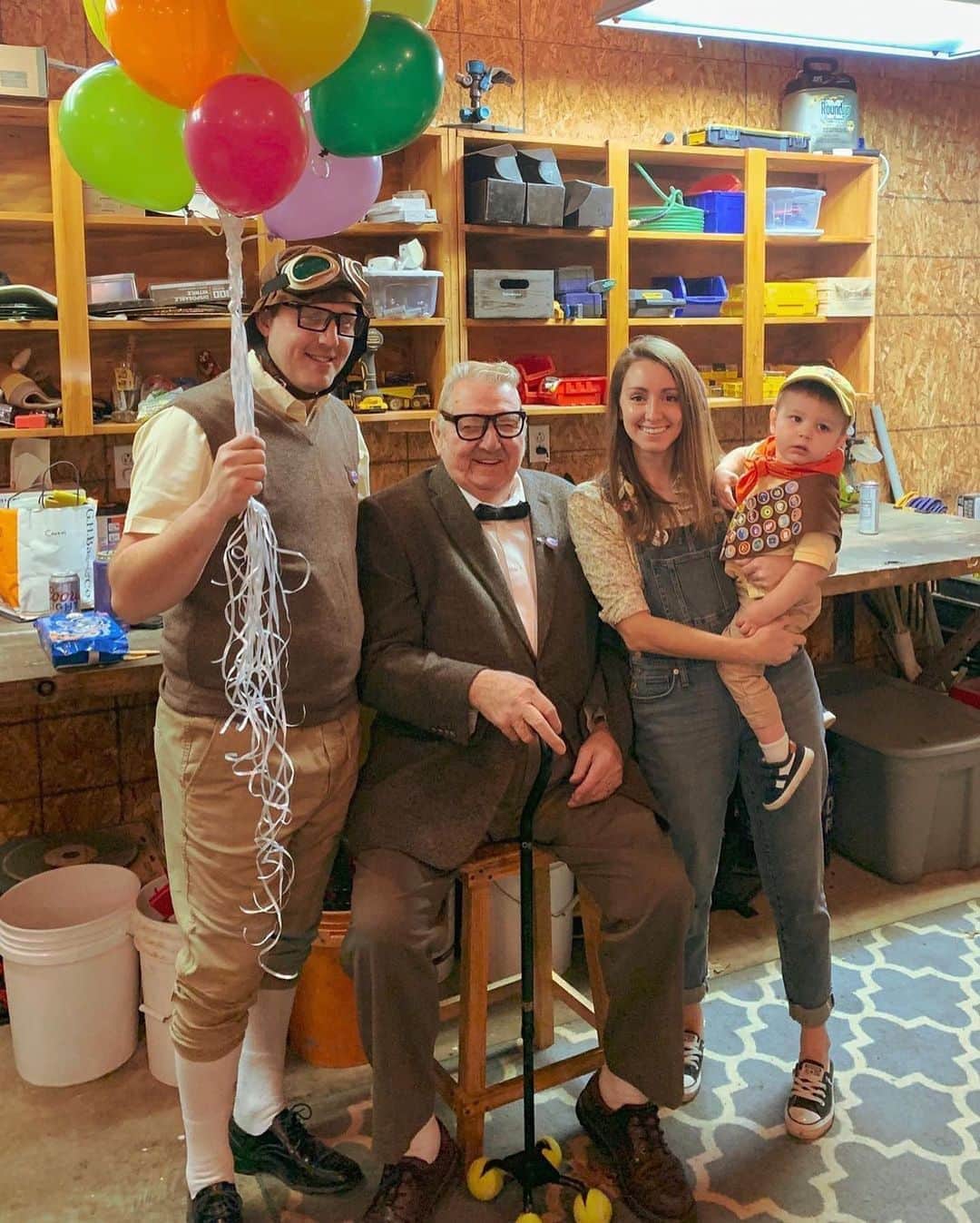 E! Onlineさんのインスタグラム写真 - (E! OnlineInstagram)「When it comes to adorable Halloween costumes, this family's Up for the challenge: "My son Jack and his great grandfather were Russell and Carl. Jack will be 2 in December and Great Grandpa Bob is 82." ❤️ (📷: @slgsullivan via @goodnews_movement)」11月1日 3時03分 - enews