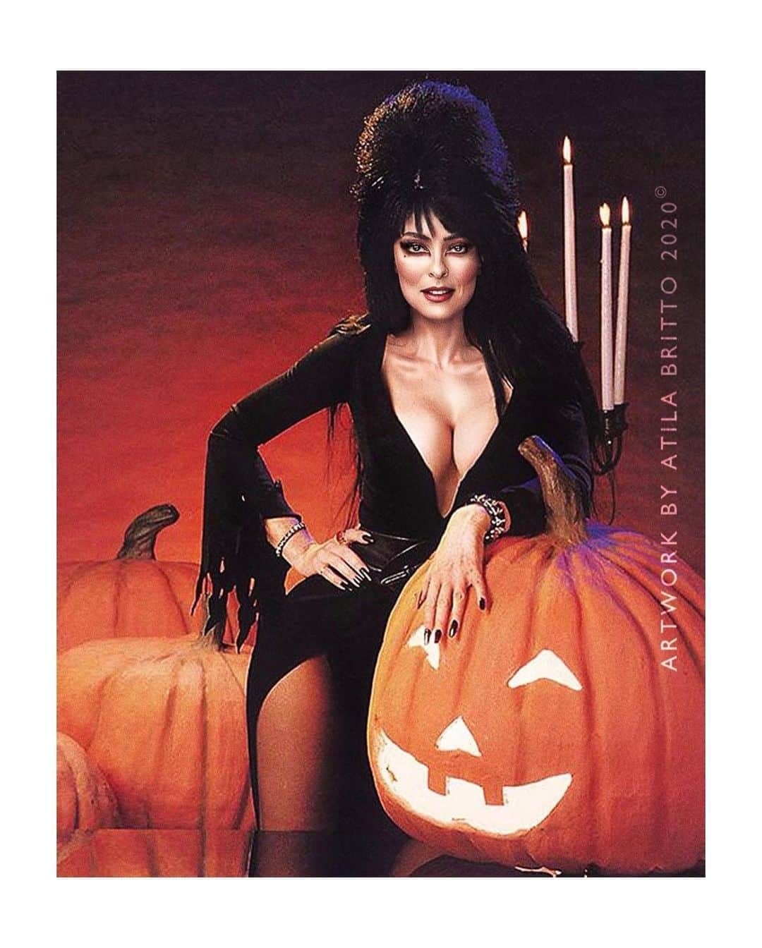 ジュリアナ・パエスのインスタグラム：「🎃❤️」
