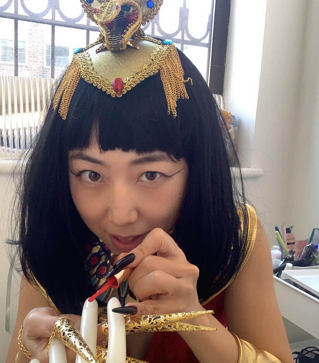 Mei Kawajiriさんのインスタグラム写真 - (Mei KawajiriInstagram)「♥️💅time , 🍷 time❤️ #nailsbymei」11月1日 4時20分 - nailsbymei