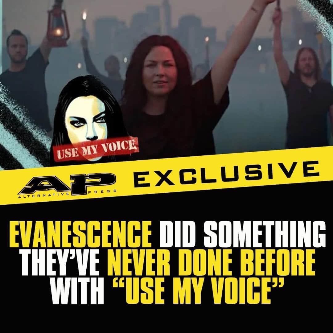 Alternative Pressさんのインスタグラム写真 - (Alternative PressInstagram)「INTERVIEW: 17 years after the release of their massive debut album 'Fallen,' @evanescenceofficial's @amylee has done the one thing she never thought she'd do musically with the group's latest single, "Use My Voice"⁠ LINK IN BIO⁠ .⁠ .⁠ .⁠ #evanescence #amylee #usemyvoice #altpress #alternativepress⁠」11月1日 5時01分 - altpress
