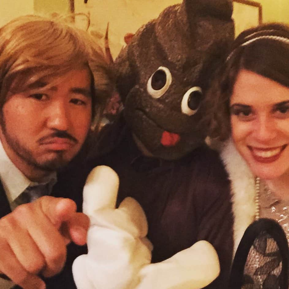 Kishi Bashiのインスタグラム：「Boo! (Or poo 💩). This wasn’t so scary in 2015...😅happy Halloween 🎃!」