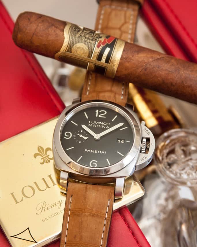 パネライのインスタグラム：「One my absolute go to watches.  The #Panerai #PAM312. Got everything I can ask for in an everyday #Panerai. #Cigar #Louis #paneraicentral」