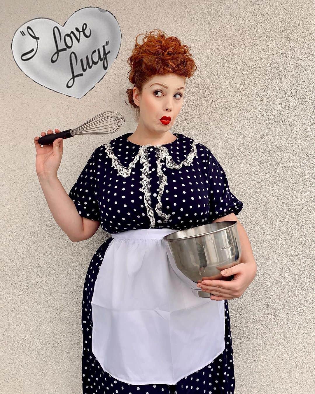 ブリー・キッシュのインスタグラム：「my grandpa did always say i reminded him of a certain someone... 📺❣️ HAPPY HALLOWEEN! #ilovelucy」