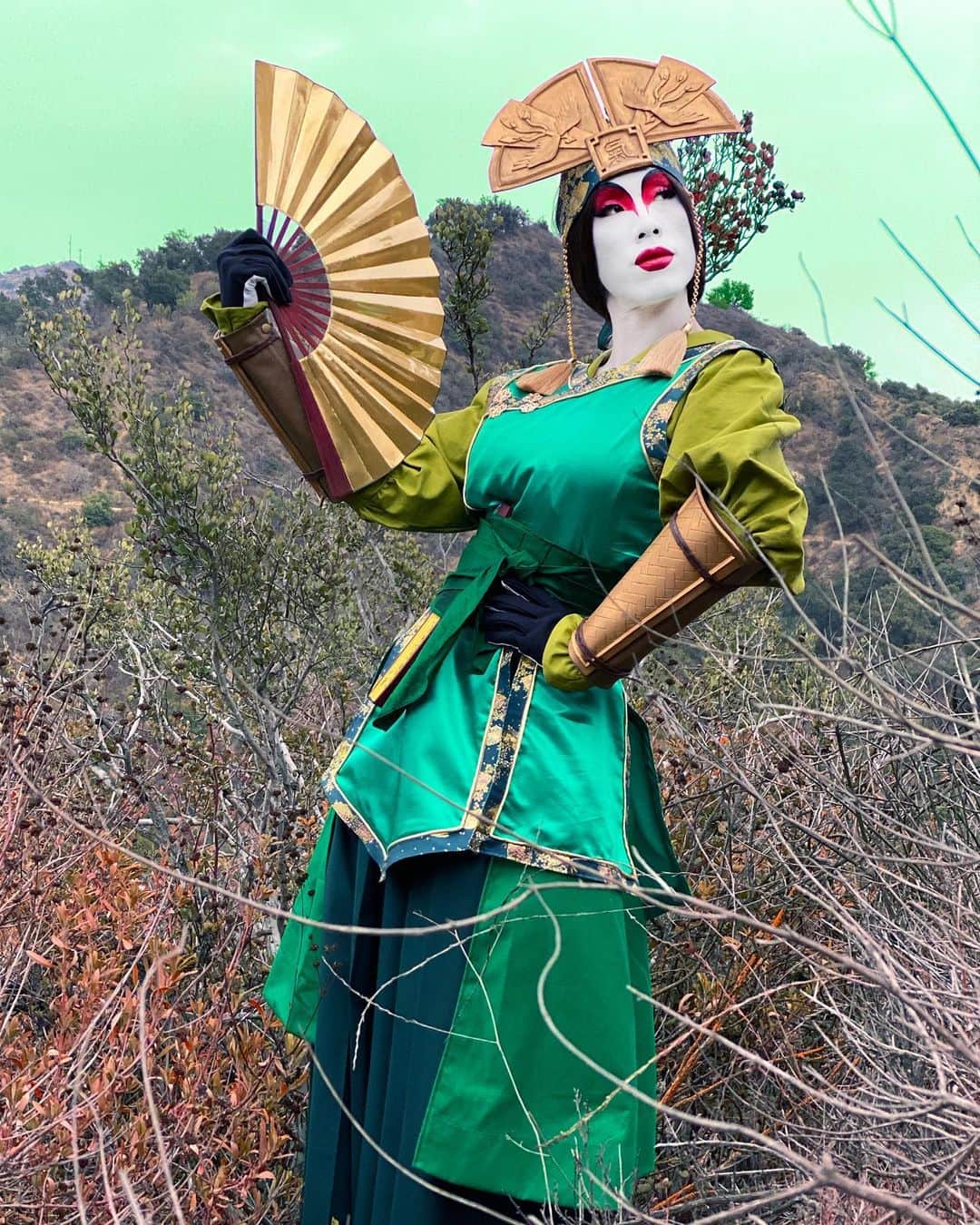 ユージン・リー・ヤンさんのインスタグラム写真 - (ユージン・リー・ヤンInstagram)「Only justice will bring peace. #Kyoshi #Avatar #Halloween 🎃 Costume by @mystical.unicorn.studio  Makeup & Hair by @ariannachayleneblean Boots by @romansipe」11月1日 6時37分 - eugeneleeyang