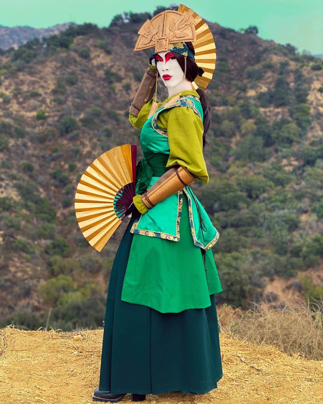 ユージン・リー・ヤンさんのインスタグラム写真 - (ユージン・リー・ヤンInstagram)「Only justice will bring peace. #Kyoshi #Avatar #Halloween 🎃 Costume by @mystical.unicorn.studio  Makeup & Hair by @ariannachayleneblean Boots by @romansipe」11月1日 6時37分 - eugeneleeyang