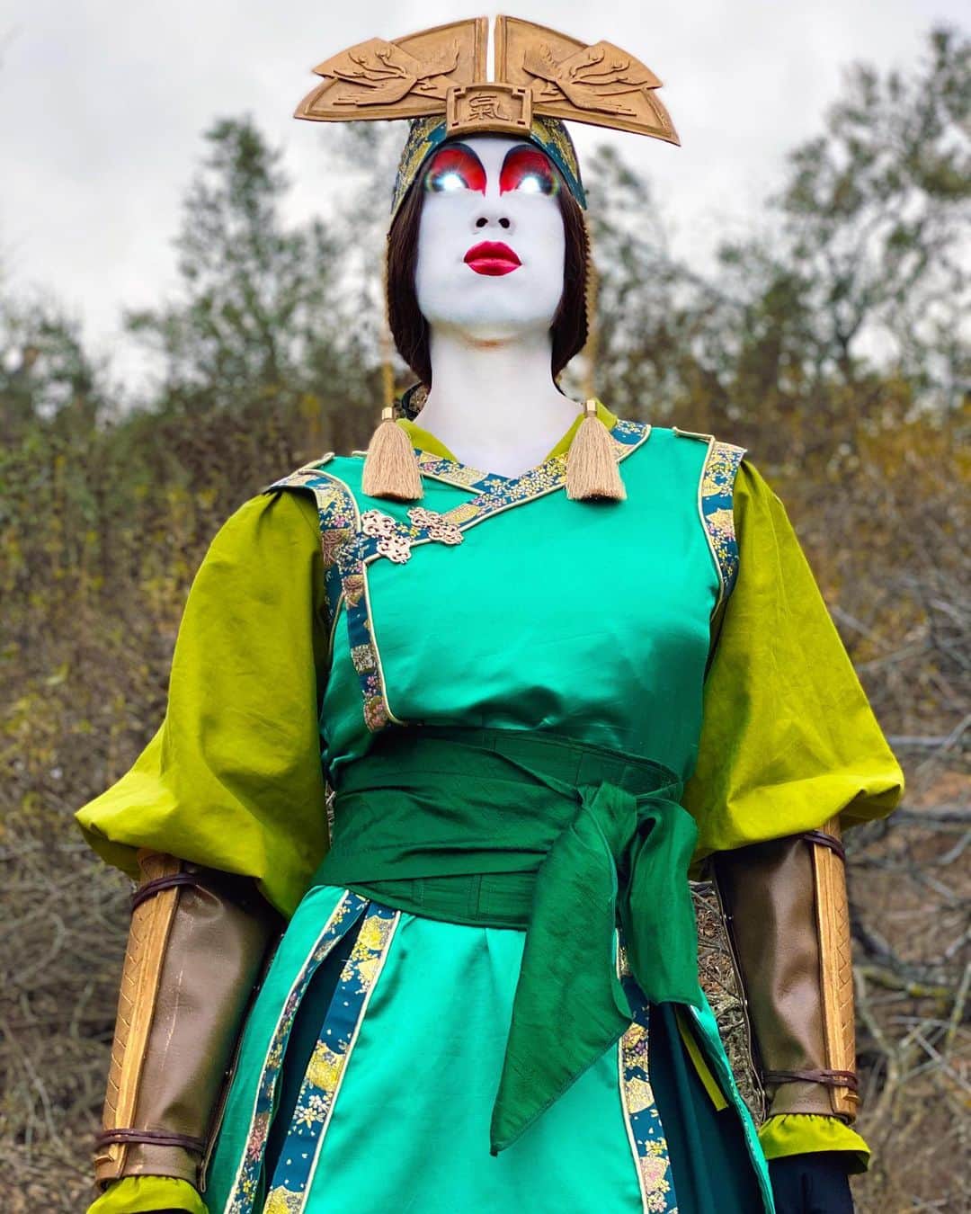 ユージン・リー・ヤンさんのインスタグラム写真 - (ユージン・リー・ヤンInstagram)「Only justice will bring peace. #Kyoshi #Avatar #Halloween 🎃 Costume by @mystical.unicorn.studio  Makeup & Hair by @ariannachayleneblean Boots by @romansipe」11月1日 6時37分 - eugeneleeyang