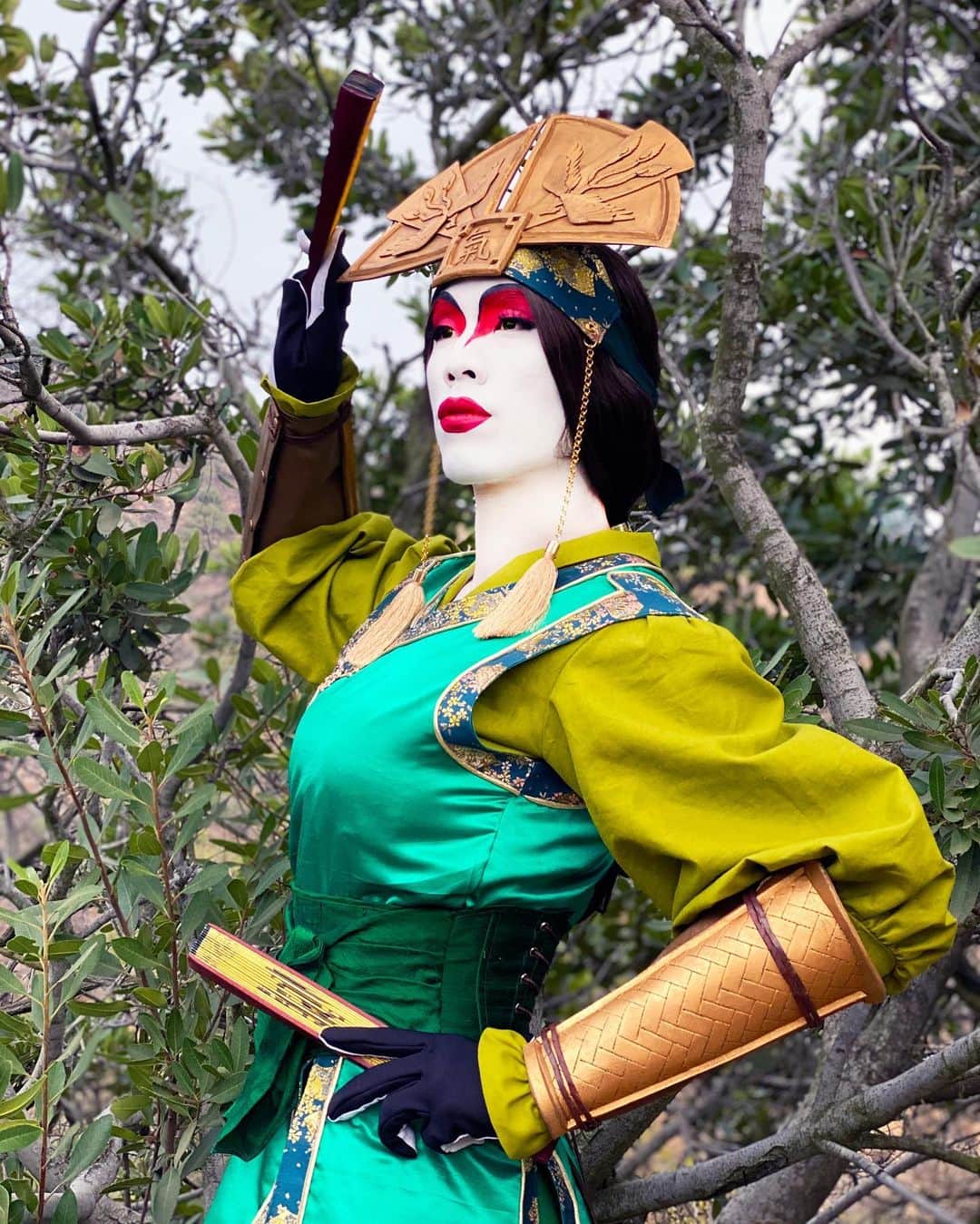 ユージン・リー・ヤンさんのインスタグラム写真 - (ユージン・リー・ヤンInstagram)「Only justice will bring peace. #Kyoshi #Avatar #Halloween 🎃 Costume by @mystical.unicorn.studio  Makeup & Hair by @ariannachayleneblean Boots by @romansipe」11月1日 6時37分 - eugeneleeyang