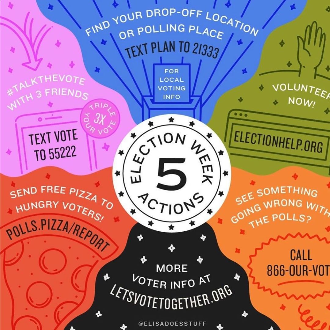 アダム・シャンクマンのインスタグラム：「Letsvotetogether.org」