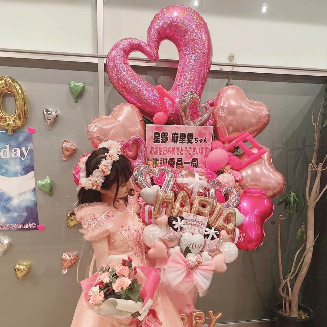 星野麻里愛さんのインスタグラム写真 - (星野麻里愛Instagram)「昨日は生誕ライブ来てくださった皆さん、応援してくれたみなさん ありがとうございました😊❤️」11月1日 9時12分 - maria.pink28