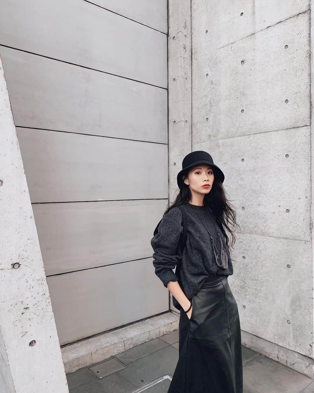藤木祐凪さんのインスタグラム写真 - (藤木祐凪Instagram)「まっくろ🕴🏻  #jwanderson  #prada」11月1日 19時00分 - yunafujiki