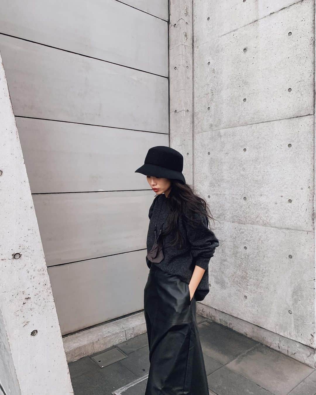 藤木祐凪さんのインスタグラム写真 - (藤木祐凪Instagram)「まっくろ🕴🏻  #jwanderson  #prada」11月1日 19時00分 - yunafujiki