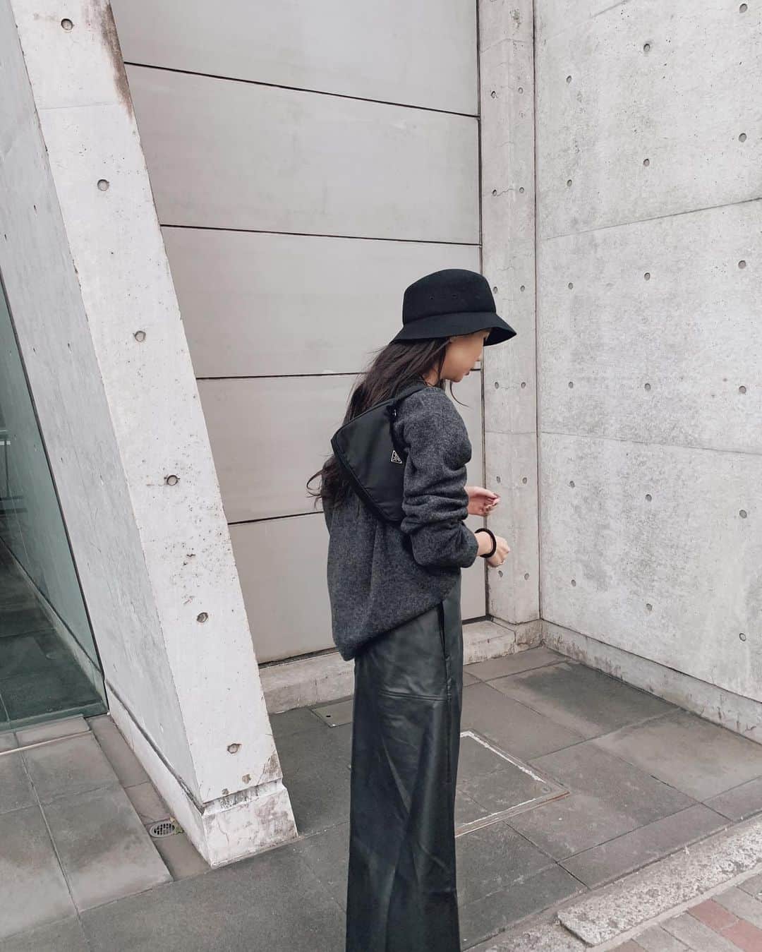 藤木祐凪さんのインスタグラム写真 - (藤木祐凪Instagram)「まっくろ🕴🏻  #jwanderson  #prada」11月1日 19時00分 - yunafujiki