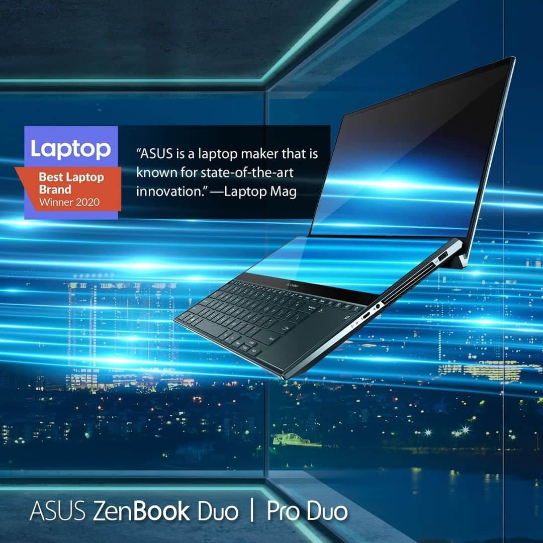 ASUSさんのインスタグラム写真 - (ASUSInstagram)「Laptop Magazine​ has recognized #ZenBook Duo and Pro Duo as the epitome of #ASUS innovation.」11月1日 19時30分 - asus