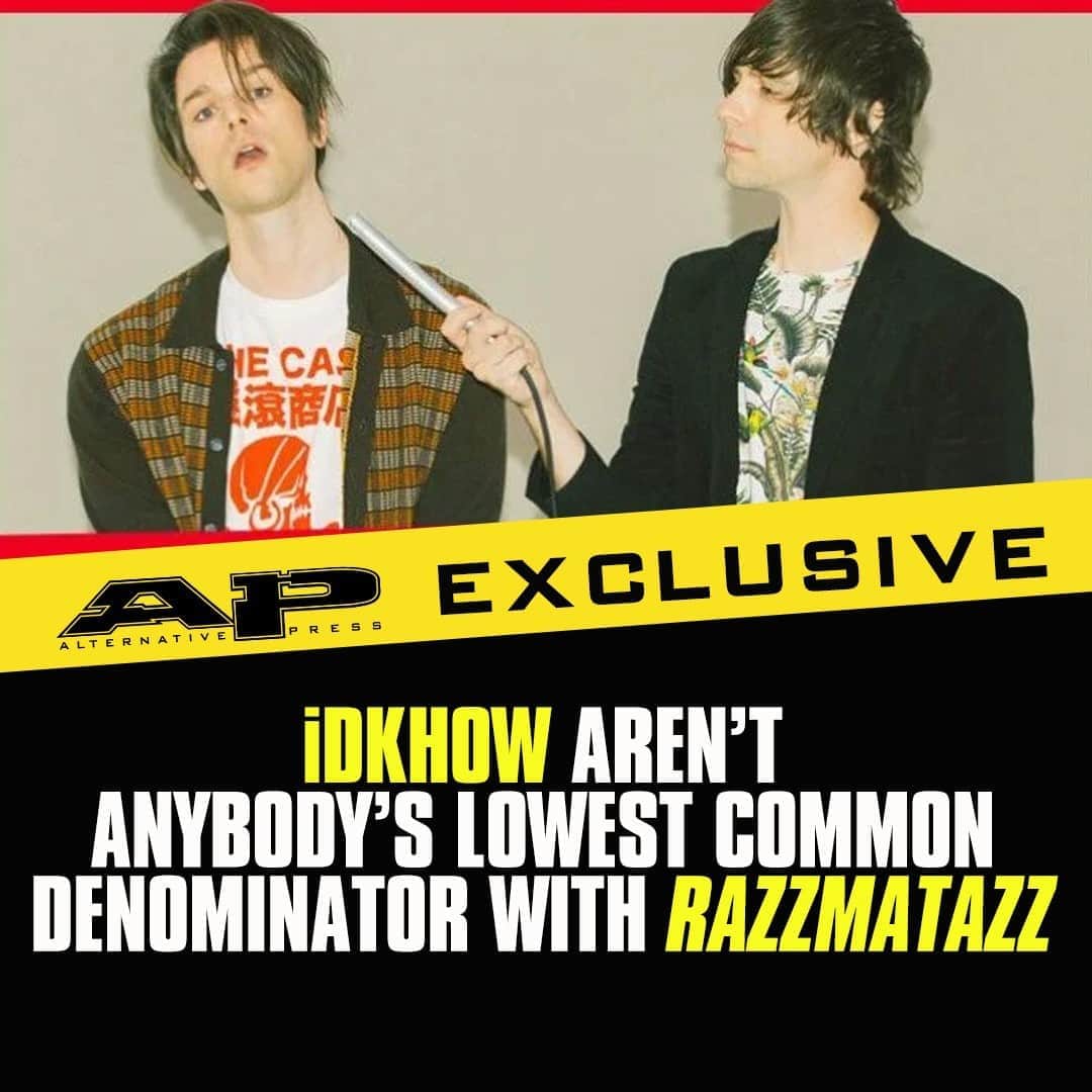 Alternative Pressさんのインスタグラム写真 - (Alternative PressInstagram)「INTERVIEW: The sonic diversity of the new @idkhow album 'Razzmatazz' will appeal to listeners who aren't hung up on genres. "You’re invited to the party, for sure," @DallonWeekes tells the world, "as long as you stay for the right reasons is what matters."⁠ LINK IN BIO⁠ .⁠ .⁠ .⁠ #idkhow #idontknowhowbuttheyfoundme #idkhbtfm #dallonweekes #ryanseaman #razzmatazz #altpress #alternativepress」11月1日 13時01分 - altpress