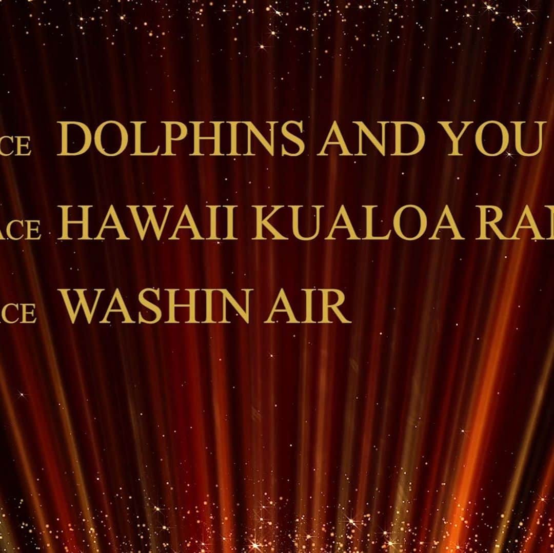 111-Hawaii Awardさんのインスタグラム写真 - (111-Hawaii AwardInstagram)「オプショナルツアー アクティビティー部門 一位　ドルフィンアンドユー おめでとうございます🎉‼️」11月1日 13時12分 - 111hawaiiaward