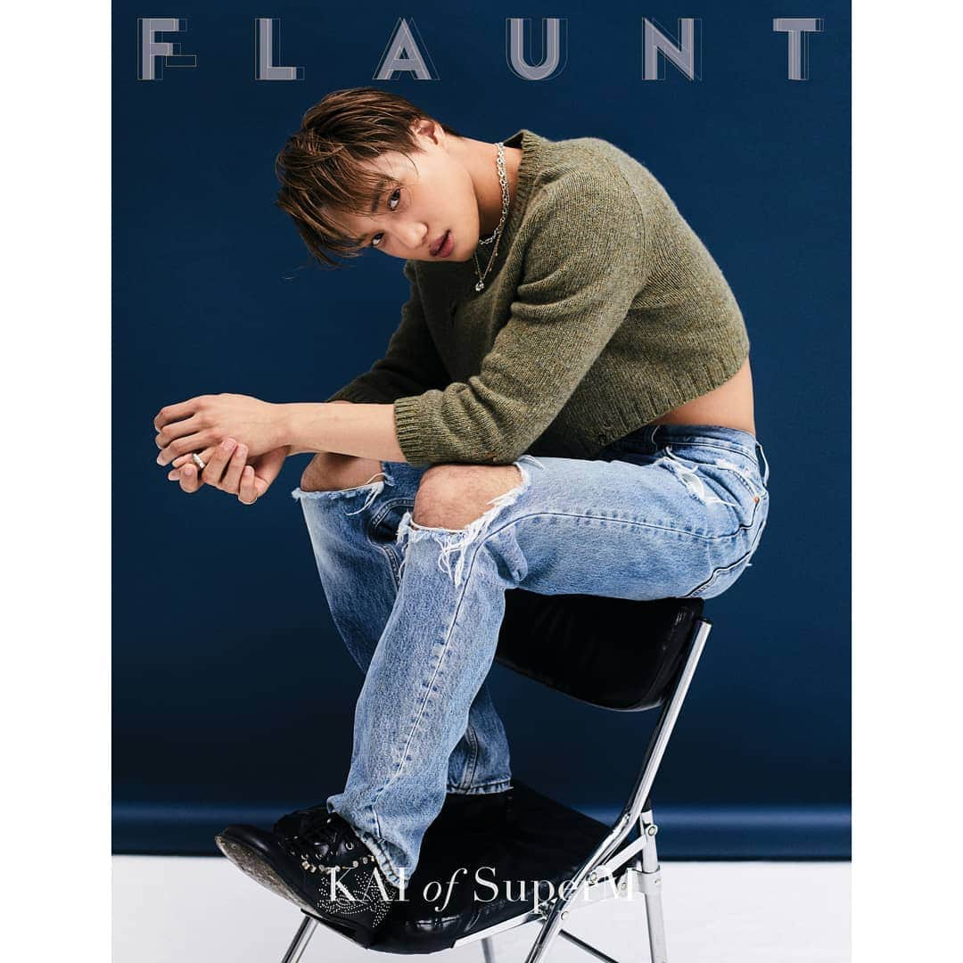 SuperMのインスタグラム：「SuperM x @FlauntMagazine  #KAI @zkdlin #SuperM #ChaosandCalm #FlauntMagazine」