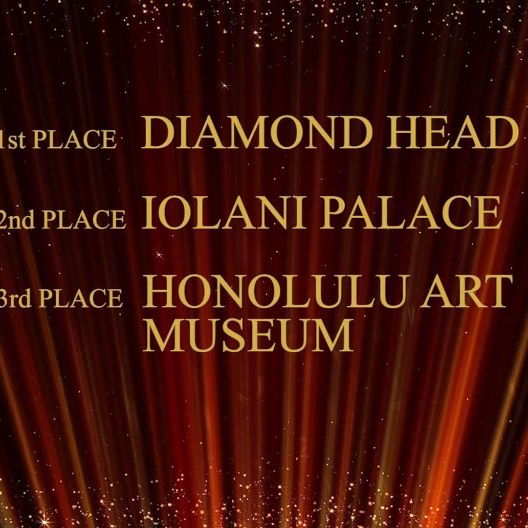 111-Hawaii Awardさんのインスタグラム写真 - (111-Hawaii AwardInstagram)「ツーリストアトラクション 博物館部門 一位　Diamondhead  おめでとうございます🎉‼️」11月1日 13時20分 - 111hawaiiaward