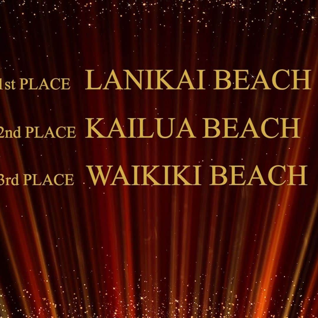 111-Hawaii Awardさんのインスタグラム写真 - (111-Hawaii AwardInstagram)「ビーチ部門 一位　Lanikai Beach おめでとうございます🎉‼️」11月1日 13時24分 - 111hawaiiaward