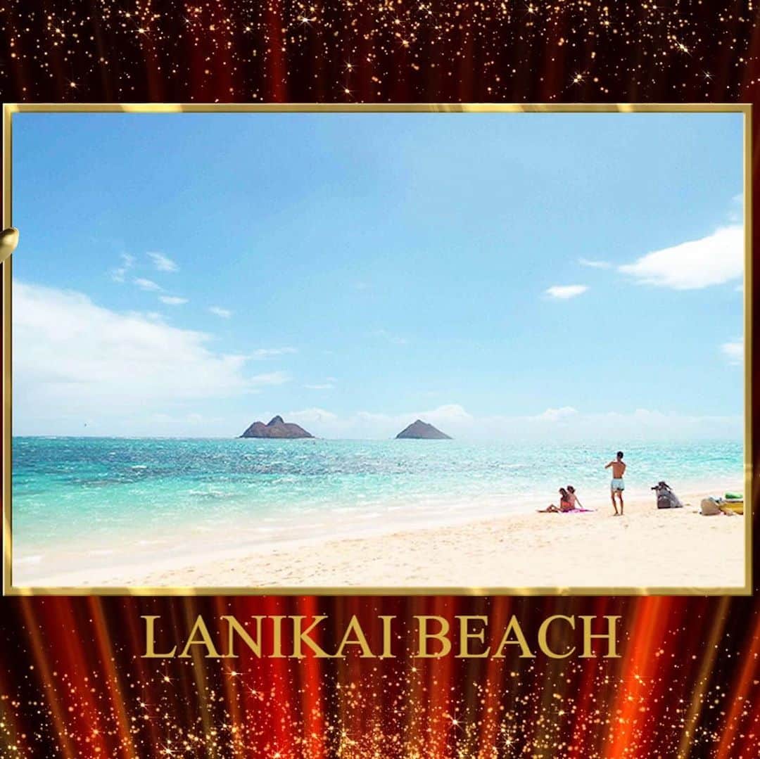 111-Hawaii Awardのインスタグラム：「ビーチ部門 一位　Lanikai Beach おめでとうございます🎉‼️」