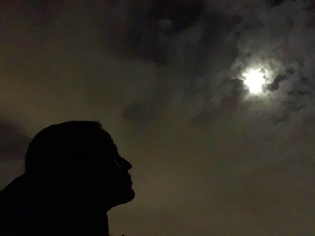 ミーナ・スヴァーリのインスタグラム：「Blessed Samhain! ✨ An acknowledgment of the spirits and guardians and honoring of the ancestors.  An offering of love to Sacred Mother Earth for Life.  A moon bath for the moon child.  Wishes of love and light, healing and prosperity for us all!  ✨🌚 #BlueSuperMoon #Samhain #MoonGoddess #BabyHope #MamaMoon ✨」