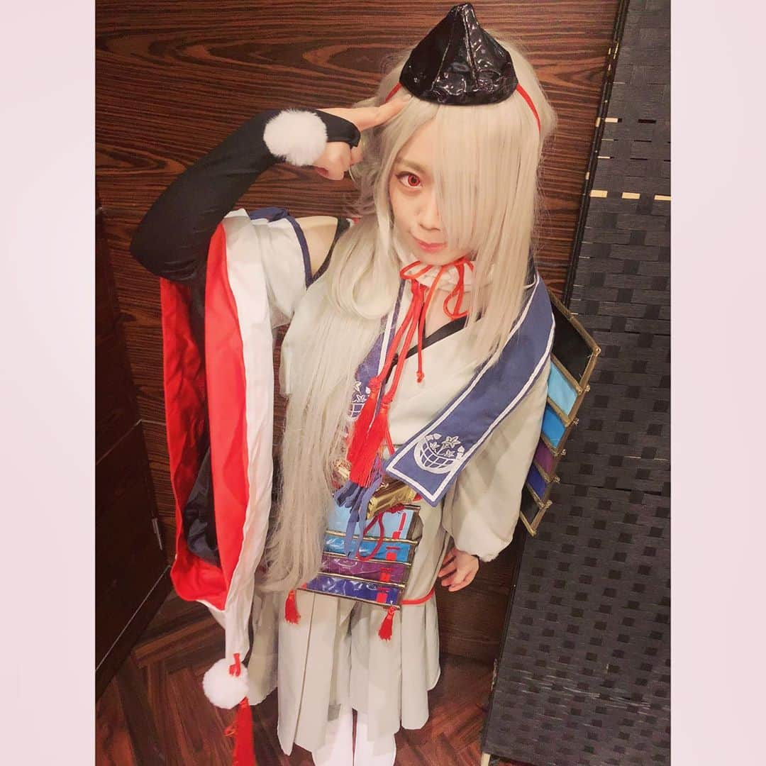 海月咲希のインスタグラム：「誉ぽん待ちの今剣。  #halloween  #ハロウィンコスプレ #コスプレ #仮装 #刀剣乱舞  #今剣 #誉ぽんっ」