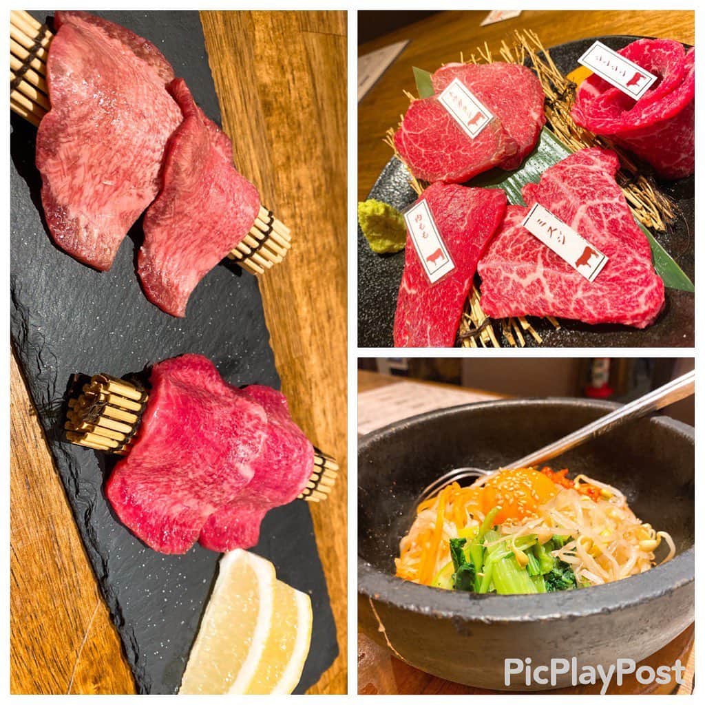 谷口あかりさんのインスタグラム写真 - (谷口あかりInstagram)「﻿ ﻿ ﻿ クラフトビールに﻿ 焼肉❤﻿ ﻿ 最高な組み合わせ！﻿ ﻿ ﻿ お肉はもちろんなんだけど﻿ ﻿ 春菊爆弾 という﻿ 春菊のサラダが﻿ めーーっちゃくちゃおいしかった！！﻿ ﻿ ﻿ クラフトビールの種類もどんどん変わっていくみたいだし、また行きたいなぁー！！﻿ ﻿ ﻿ 錦糸町 カドウシさん♪♪﻿ @kadoushi_kinshichou﻿ ﻿ ﻿ #カドウシ #錦糸町焼肉 #熟成焼肉 #熟成タン #肉スタグラム🍖 #春菊爆弾 #錦糸町グルメ #ベクターブルーイング #pr #トリドリベース﻿ #でぶすたぐらむ #ビール好き ﻿ #tokyo #japan  #Smile #モデル #model  #ポートレートモデル  #instaportrait  #instagram #instapic #インフルエンサー  #インスタグラマー #instgood  #influencer #サロンモデル  #instagrammer #女優 #劇団四季 #ミュージカル」11月1日 16時24分 - akari.taniguchi