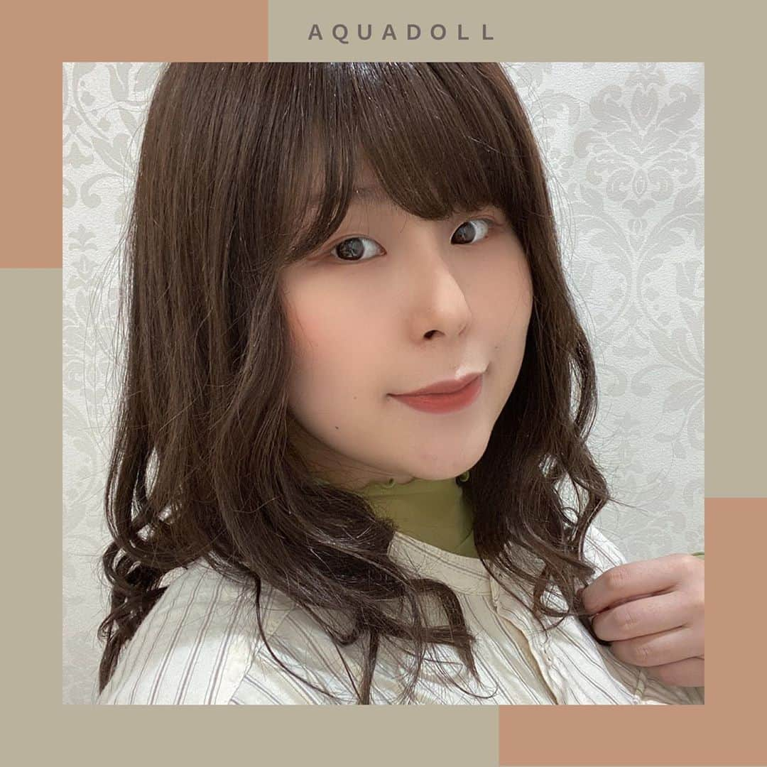 AQUADOLL アクアドールウィッグのインスタグラム