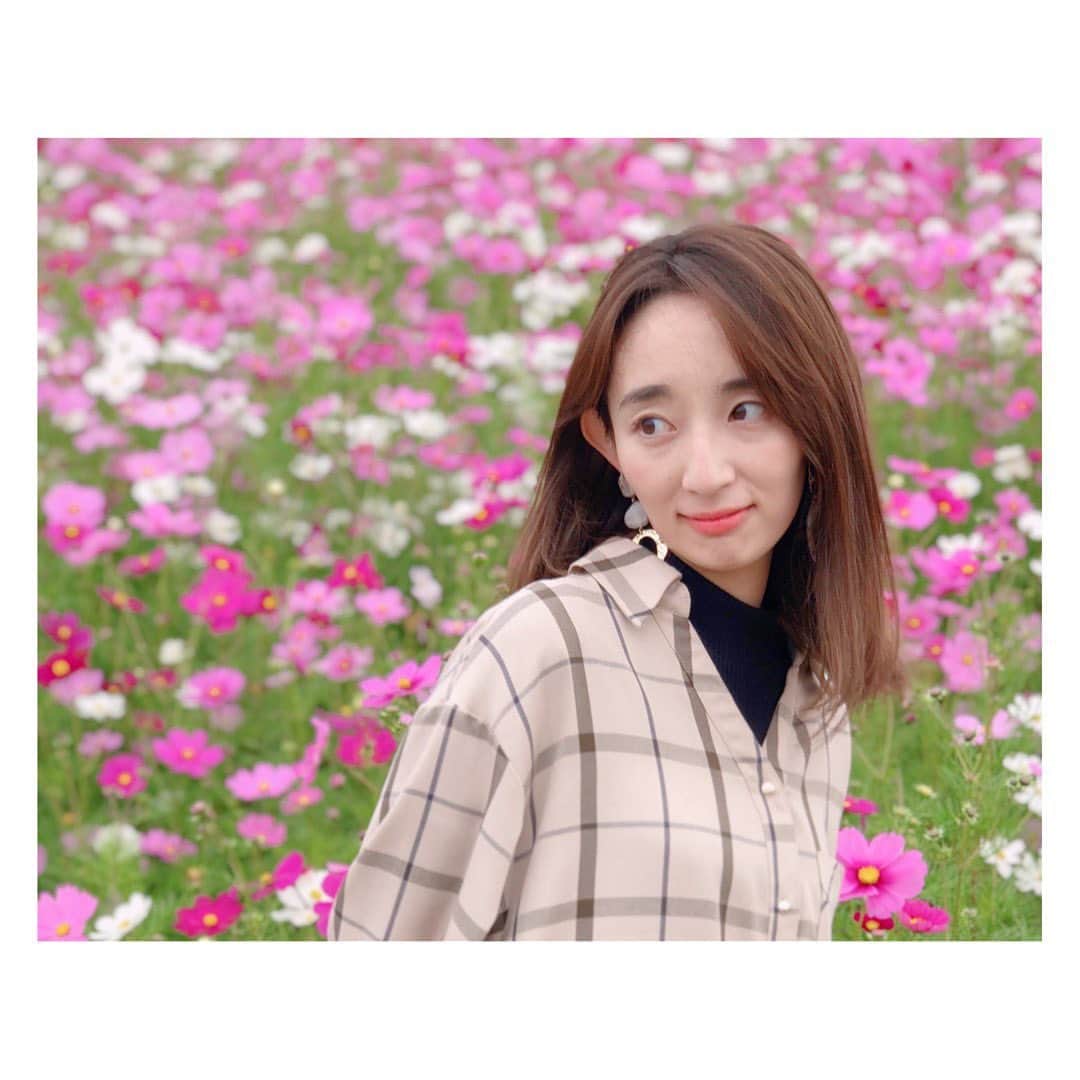 辻祐香のインスタグラム：「①母親のカメラに向かってぶりっ子できるメンタル最強娘 photo by 父 ②コスモスに夢中娘  ③誰とも知らない素敵ご夫婦」