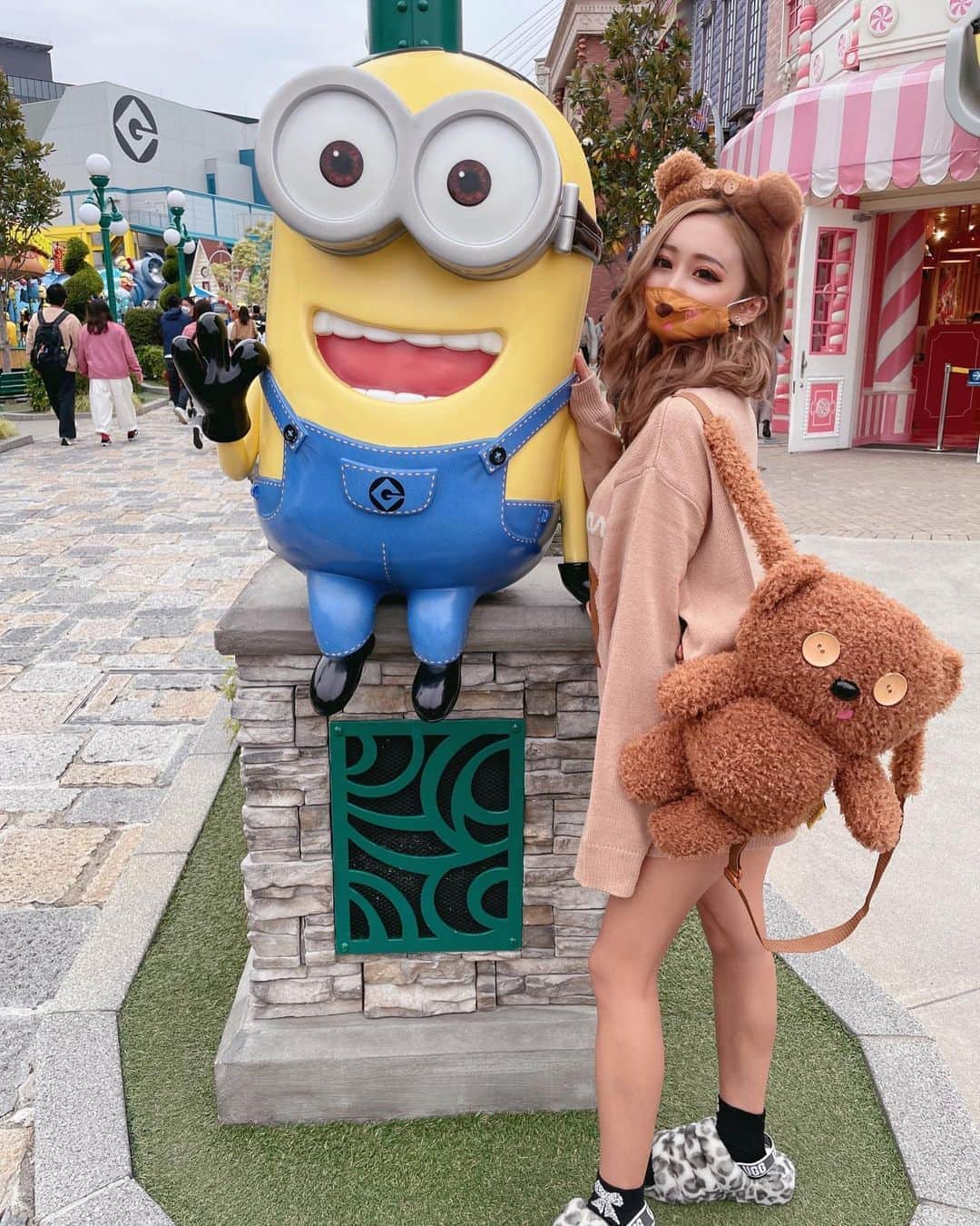 のインスタグラム：「🐻 . ばなな〜🍌🍌🍌」