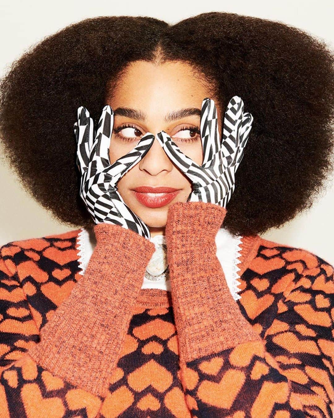 のインスタグラム：「@Celeste wearing Andreas Kronthaler for Vivienne Westwood and Vivienne Westwood AW20/21 in British GQ @britishgq⁠⠀ ⁠⠀ Photographed by Tung Walsh @tung_walsh⁠⠀ Styled by Angelo Mitakos @angelomitakos」